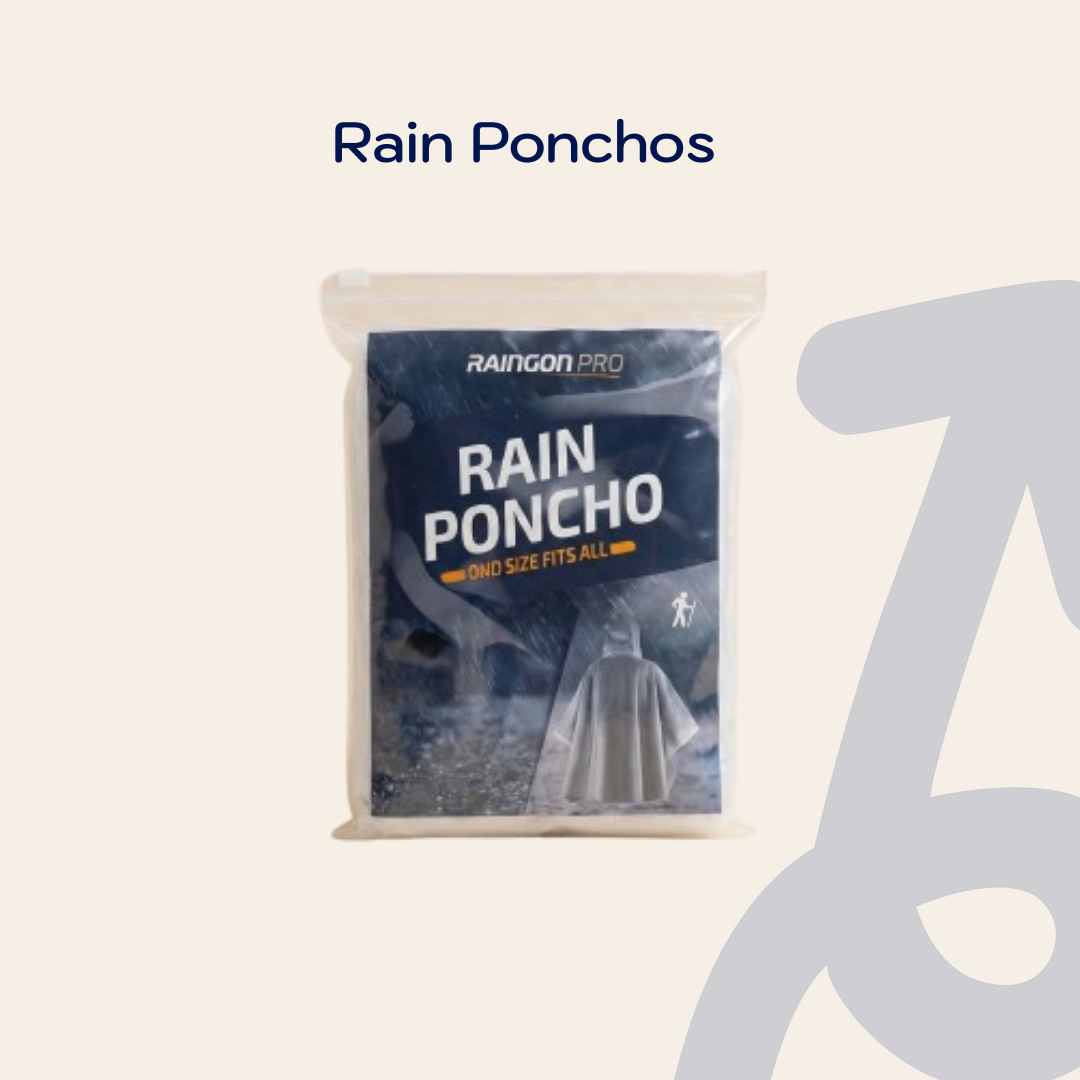 Rain Ponchos for adults and children