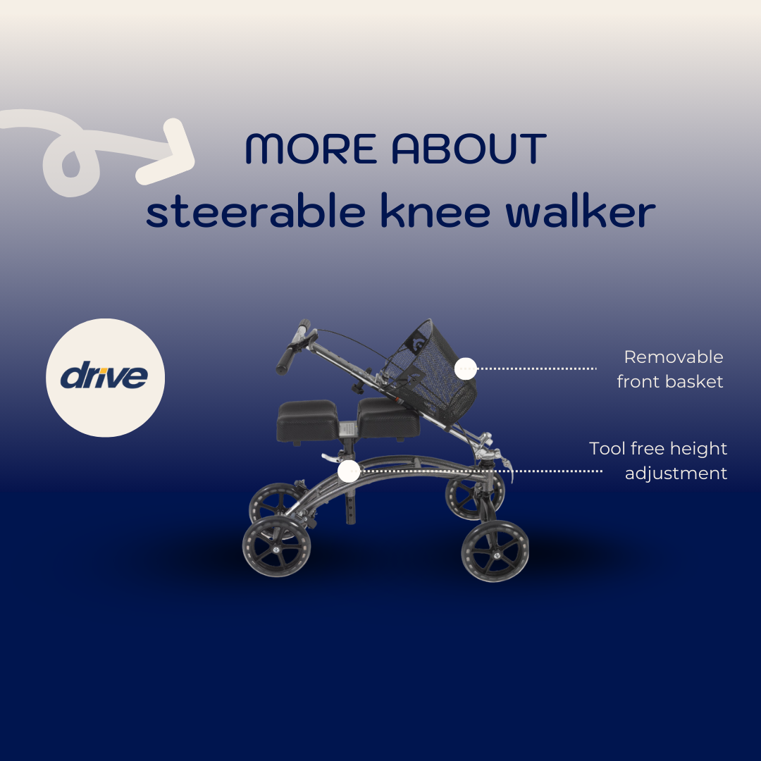 Steerable Knee Walker